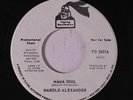 HAROLD ALEXANDER: Mama Soul / Sunshine Man 45 (dj) rare Funk