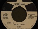 Kick Right Thing RARE 80'S BOOGIE SYNTH FUNK ORIGINAL 7