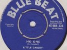 LITTLE DARLIN' - BUSTER'S ALL STARS - NO ONE   CONGO REVOLUTION - BLUE BEAT