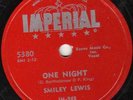 V RARE SMILEY LEWIS 78 SHE'S GOT ME HOOK LINE & SINKER / PLEASE LISTEN TO ME EX+