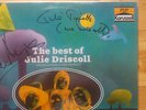BRIAN AUGER trinity JULIE DRISCOLL TIPPETTS signed vinyl LP the best of record