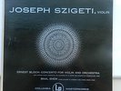 JOSEPH SZIGETI [ERNEST BLOCH CHARLES MUNCH] COLUMBIA BLUE LABEL ML4679