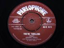 JOHNNY ANGEL = 1960 UK Teen Pop = NR MINT = You're Thrilling / Too Young To Go S