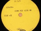 FRANK SINATRA COME FLY WITH ME ACETATE WLP PROMO LP DJ COPY Lp +UNCUT ART PROOFS