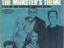 MILTON DE LUGG Munster's Theme / Ghost Meets Ghoul RARE PIC SLV WHITE LABEL