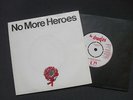 STRANGLERS  NO MORE HEROES  PROMO 1-SIDED   RARE PUNK