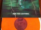 Metallica Ride The Lightning Bernett Records Green Cover Orange Vinyl RARE