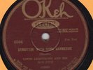 Okeh 8535 LOUIS ARMSTRONG HOT FIVE  Struttin with Some Barbecue 1927 A-1 stamper