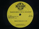 METALSHOP #161 '87 interview w/DAVID LEE ROTH DEEP PURPLE MEGADETH KISS