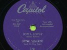 GENE VINCENT Lotta Lovin' / Wear My Ring   ROCKABILLY 78  RPM  RECORD