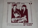 SIOUXSIE AND THE BANSHEES 1979 - Sketches Of Paris - Live LP Trade Mark Ex/Ex