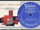 5 x LP33 BACH Enregistr. Intégral Sonates, Hendel, Lardé CMB 5 VALOIS 1968 RARE