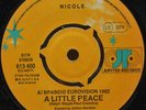 NICOLE A Little Peace RARE GREEK ORIGINAL 1982 7