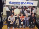 SAVES THE DAY - WHITE LP USED THROUGH BEING COOL - LYRIC SLEEVE - VG++ - EVR 54