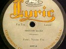 Yerke’s Novelty Five - Missouri Blues - 78 rpm Jazz Record - Lyric 4207  E-