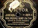 Jelly Roll Morton and His Orchestra 78 rpm Jazz Record Victor 38078  E+