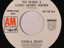 rare Crossover Soul 45 LEOLA JILES on A&M Listen