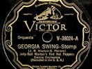Jelly Roll Morton's Red Hot Peppers 78 rpm Jazz Record Victor 38024  E+