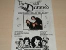 THE DAMNED OFFICIAL PROGRAMME HAND SIGNED + SIGNED BY NEW MODEL ARMY PUNK