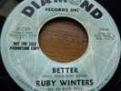 Ruby Winters, Better, Diamond # 230, Brown Wax promo, vg++