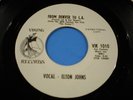 *HEAR* Rare M PROMO 45 'From Denver To L.A.' Viking 'The Games' ELTON JOHN JOHNS