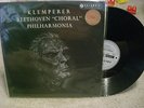 Klemperer / Beethoven / Choral LP UK Stereo Columbia NM-