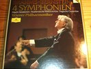 BRAHMS 4 Symphonies BERNSTEIN - LIVE 4-LP-Box DG Digital