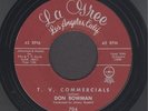 Rockabilly 45:  DON BOWMAN  T.V. Commercials // COUNTRY HICKS BOPPER  hear