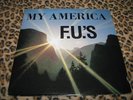 MY AMERICA F.U.'s record 83 LP w insert xclaim#5 vintage punk rock kbd hardcore