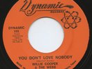 Rare Northern Soul 45- Willie Cooper & The Webs- You Don't Love Nobody- HEAR- M-