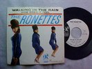 THE RONETTES 45 RPM PROMO & PS WALKING IN THE RAIN /HOW DOES IT FEEL PHILLES 123