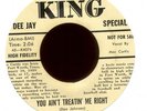 MAC CURTIS You Ain't Treatin' Me Right on King Bio Promo Rockabilly 45 Hear