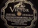 HOLIDAY SALE-1929 Vintage:CHRISTMAS Carols Vol3/4 TRINITY CHOIR  Victor Scroll