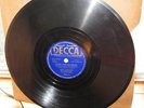 Vintage 78 Rpm Decca Record Judy Garland Wizard of Oz Over The Rainbow #2672