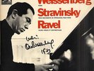 Alexis WEISSENBERG, STRAVINSKY, RAVEL French LP VSM 34173 SIGNED