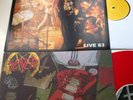 Slayer HELL AWAITS DEMOS 84 Red Vinyl LP & LIVE 83 LP. Both Mint & Unplayed