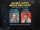 SECRET AGENT MEETS THE SAINT PROMO LP Rca 1965 Import edwin astley RARE #10/66