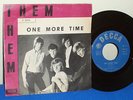RARE THEM VAN MORRISON Original DECCA FASCETTATO ONE MORE TIME vs HOW LONG BABY