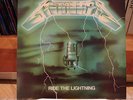 METALLICA - Ride The Lightning LP * BERNETT RECORDS * Green Cover * Yellow Vinyl