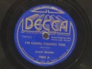 78 Blues ALICE MOORE I'm Going Fishing Too / Three Men 1936 Decca 7253