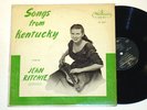 JEAN RITCHIE: SONGS FROM KENTUCKY westminster-argo LP / rare appalachian folk