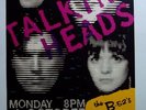 vintage org TAKLING HEADS B-52s 11x17 Punk Flyer poster kbd hardcore h/c rock