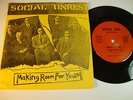 Punk Hardcore 7” Social Unrest “Making Room For Youth”