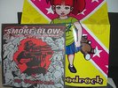 SMOKE BLOW 777 Bloodrock LP POSTER GREY SPLATTER VINYL STONER ROCK 2000