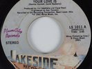 Modern Soul Boogie 45 FOCAL POINT Your Love Is LAKESIDE HEAR