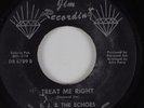 Northern Soul 45 E.J. & THE ECHOES Treat Me Right DIAMOND JIM HEAR