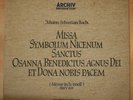 Bach - Missa Symbolum Sanctus - Archiv ED1 Stereo 3 LP BOX