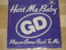 GD = GEORG DANZER -- HURT ME BABY / PLEASE COME BACK - SELTENE AUSTRO SINGLE
