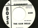 Surf Garage KAN-DELLS Cloudburst/Cry Girk 45 BOSS Instrumental/Vocal PROMO 1965