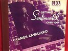 CARMEN CAVALLARO Getting Sentimental Over You 1940 DECCA 5 disc 10